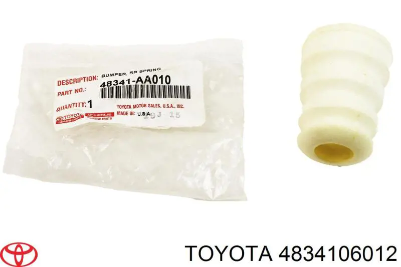 4834106012 Toyota буфер-відбійник амортизатора заднього