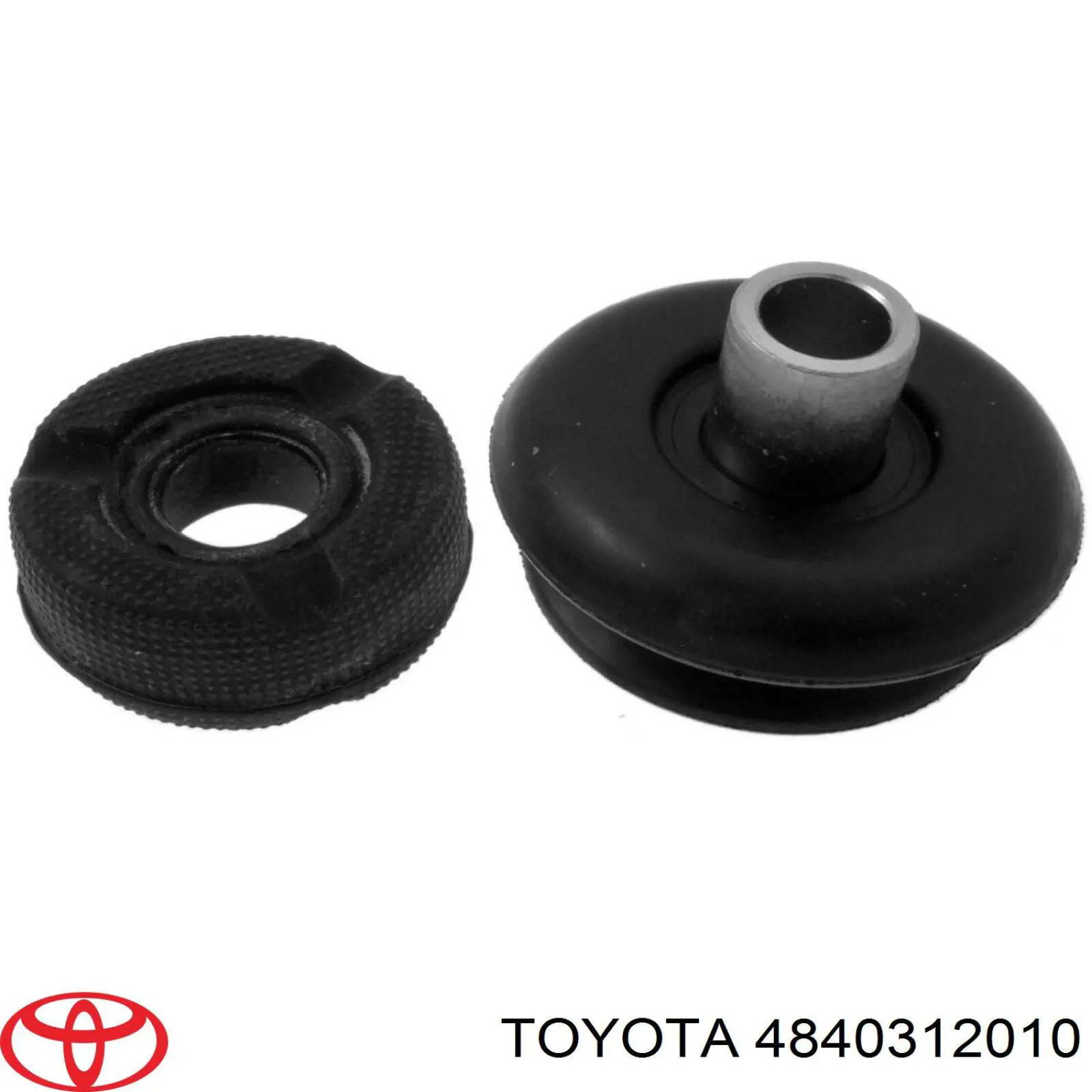 4840312010 Toyota Подушка амортизатора заднього, лівого