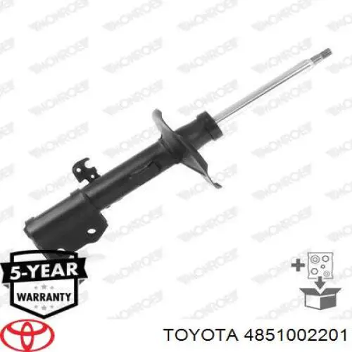 Амортизатор передній, правий Toyota 4851002201 ціна, від 46.33 USD