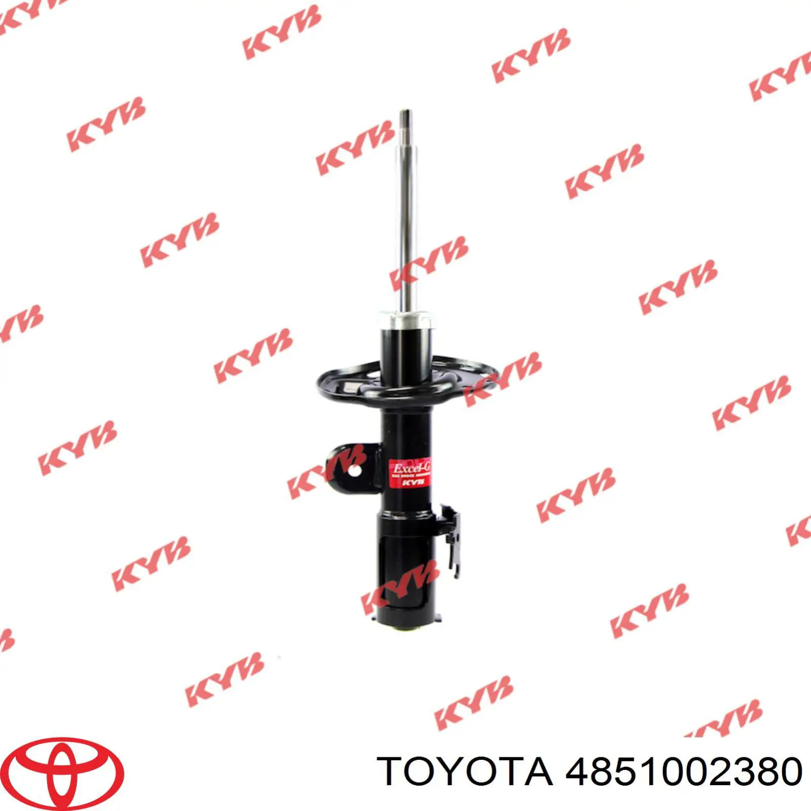 Амортизатор передній, правий 4851002380 Toyota