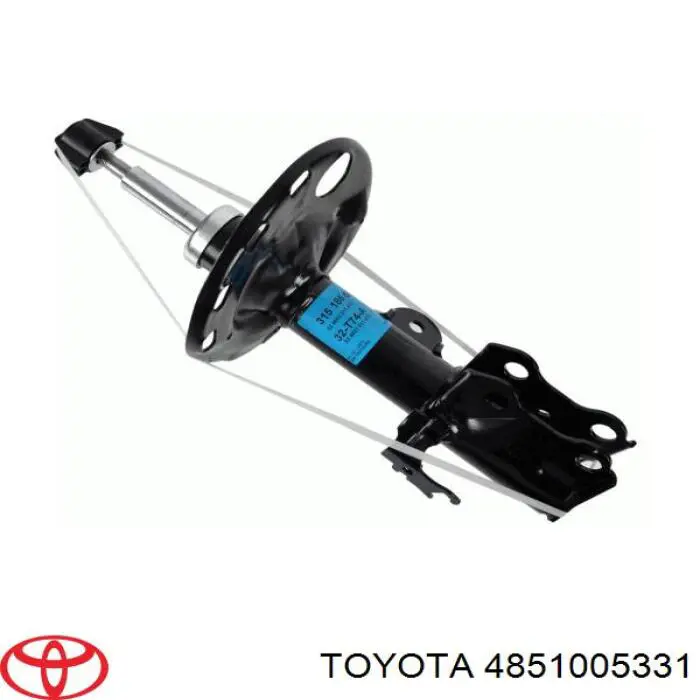 Амортизатор передній, правий Toyota 4851005331 ціна, від 41.54 USD