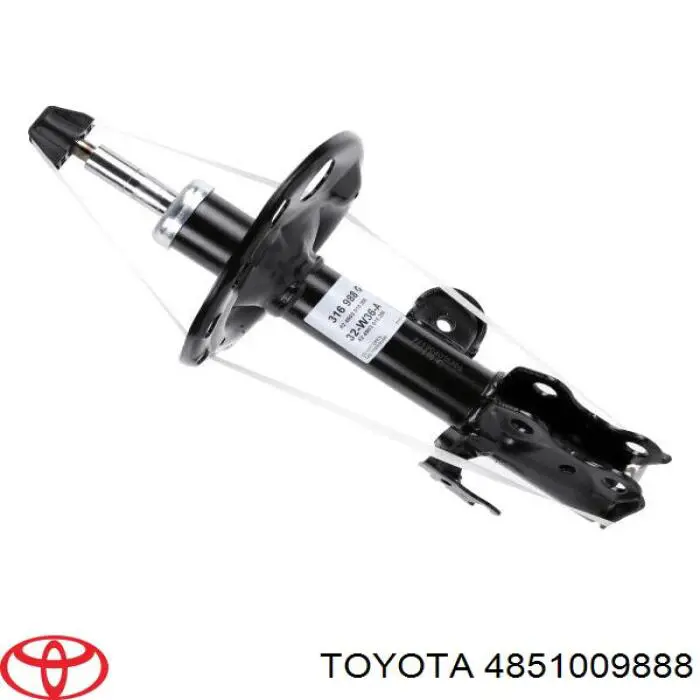 Амортизатор передній, правий Bilstein 22282927 ціна, від 92.99 USD