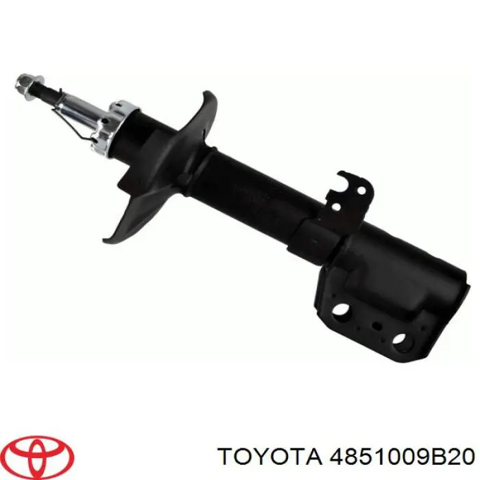 Амортизатор передній, правий Toyota 4851009B20 ціна, від 42.69 USD