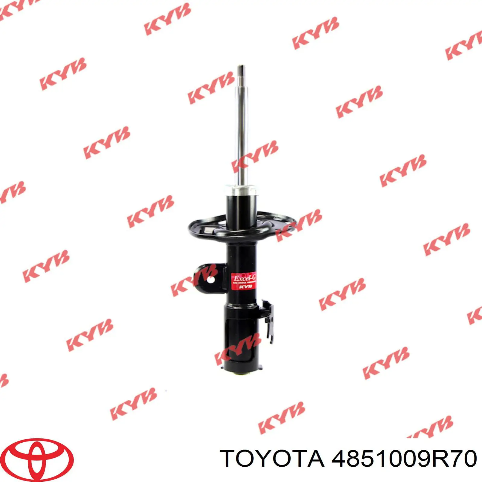 Амортизатор передній, правий Toyota 4851009R70 ціна, від 54.85 USD