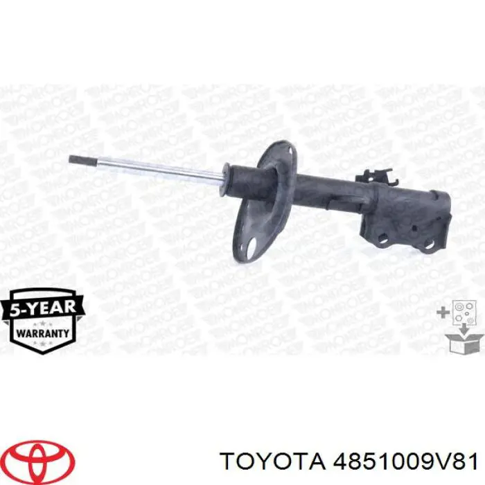 Амортизатор передній, правий 4851009V80 Toyota