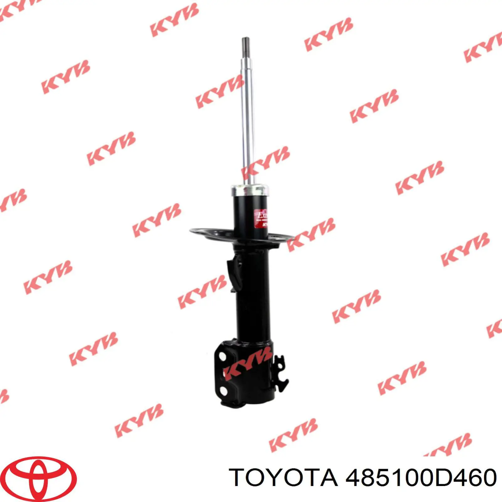 Амортизатор передній, правий 485100D460 Toyota