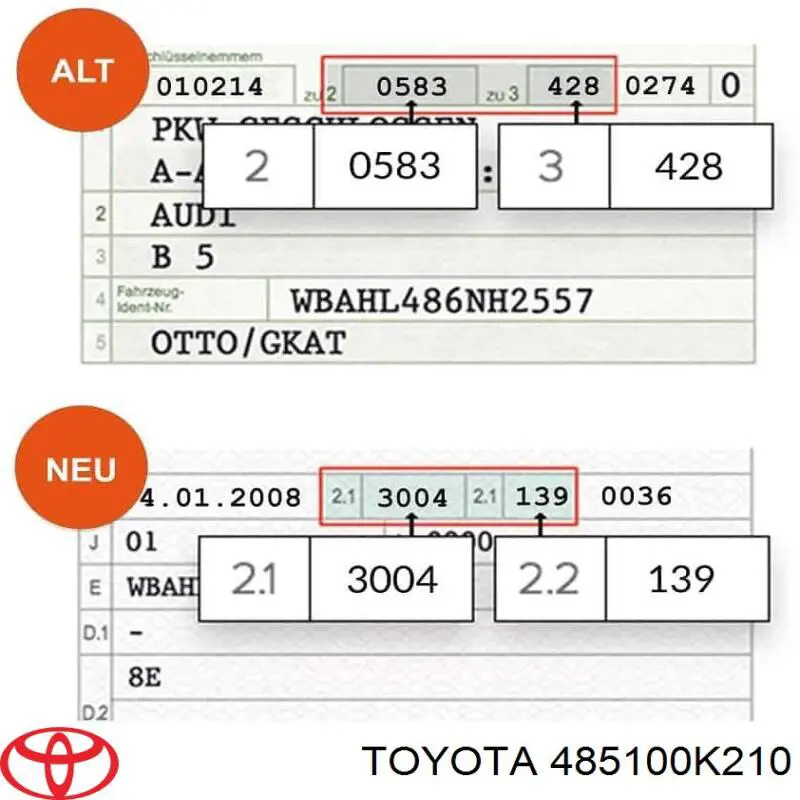  Toyota 485100K210 ціна, від 49.94 USD