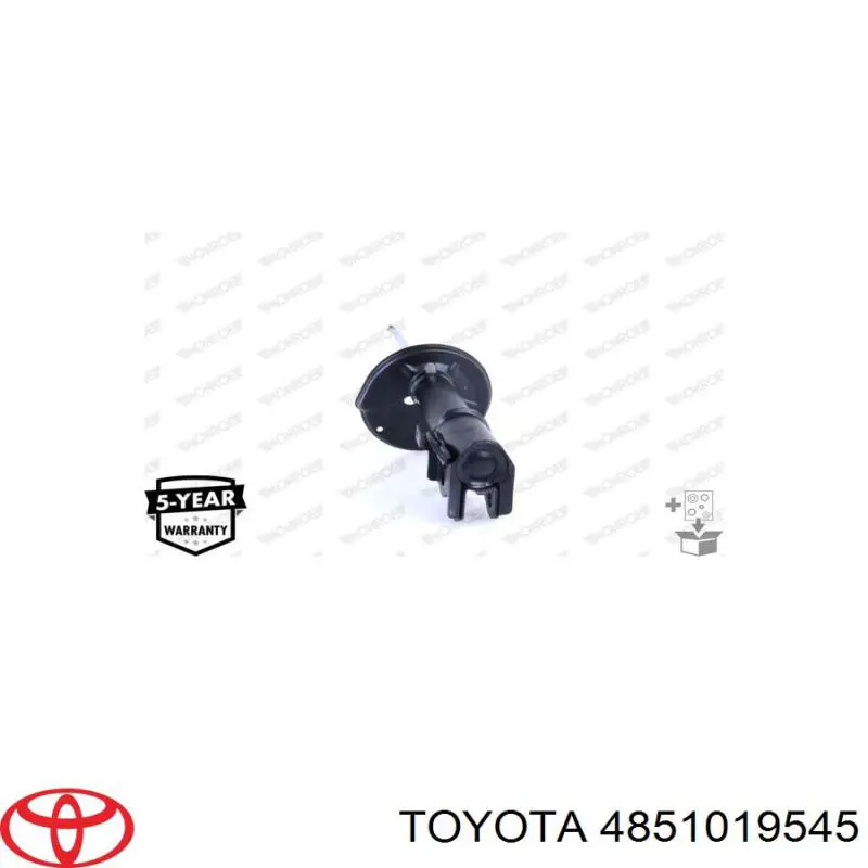Амортизатор передній, правий 4851019545 Toyota
