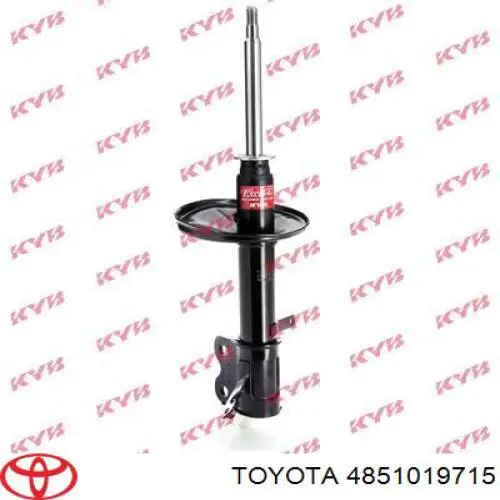 Амортизатор передній, правий Toyota 4851019715 ціна, від 37.00 USD