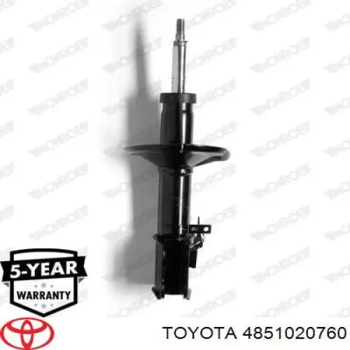 Амортизатор передній, правий Toyota 4851020760 ціна, від 47.84 USD