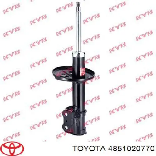 Амортизатор передній, правий Toyota 4851020770 ціна, від 50.77 USD