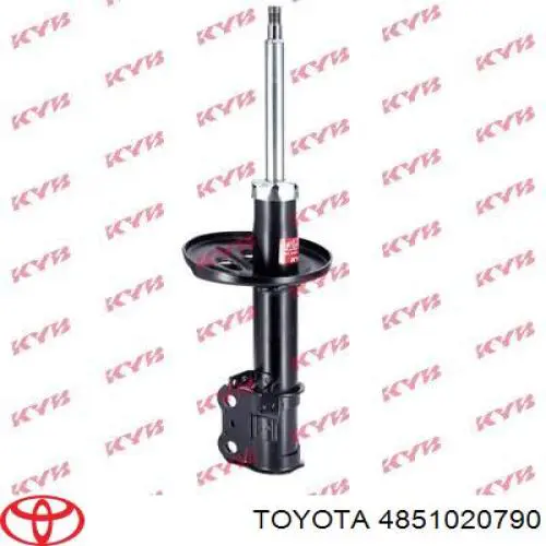 Амортизатор передній, правий Toyota 4851020790 ціна, від 56.85 USD