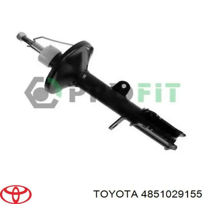 Амортизатор передній, правий Toyota 4851029155 ціна, від 407.37 USD