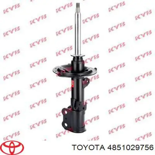 Амортизатор передній, правий Toyota 4851029756 ціна, від 55.23 USD