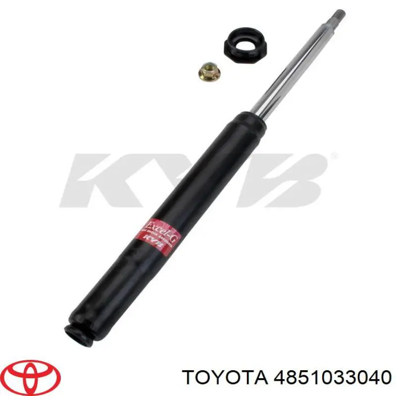 Амортизатор передній, правий Toyota 4851033040 ціна, від 50.68 USD