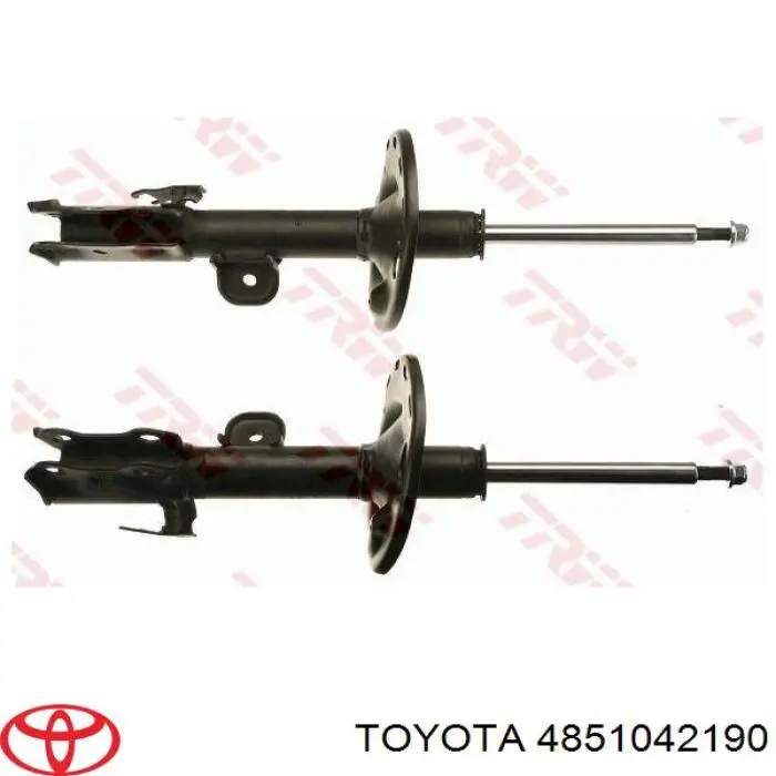 Амортизатора передній лівий 4851042190 Toyota