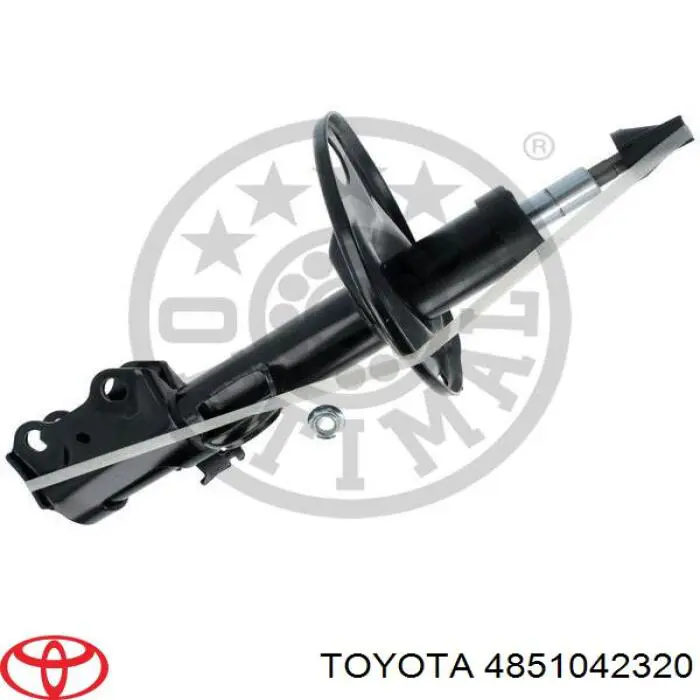 Амортизатор передній, правий Toyota 4851042320 ціна, від 93.27 USD