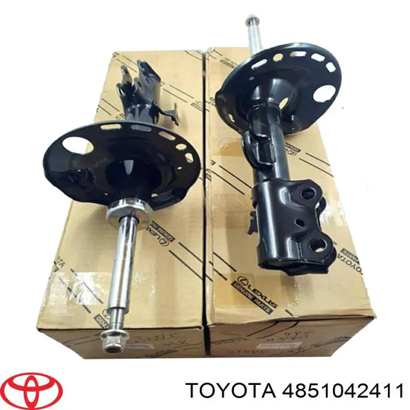 Амортизатор передній, правий 4851042411 Toyota