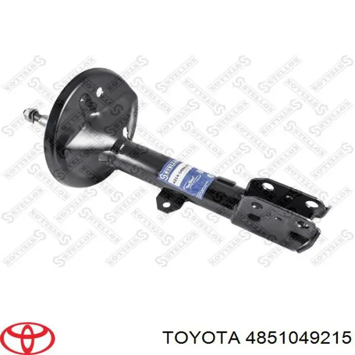 Амортизатор передній, правий Toyota 4851049215 ціна, від 51.50 USD