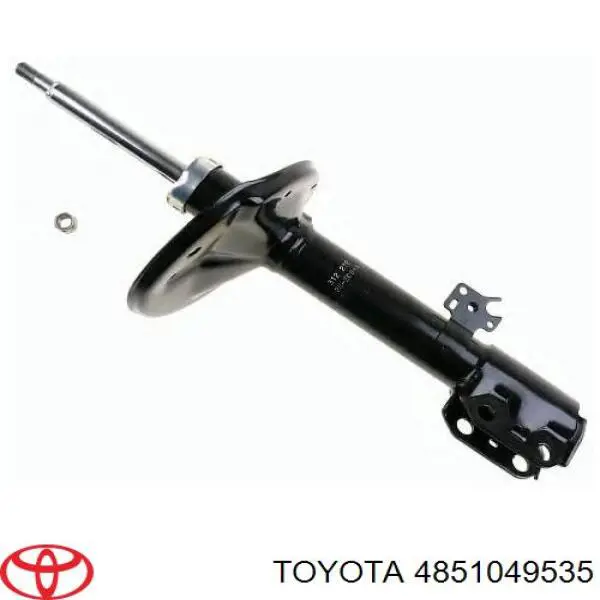 Амортизатор передній, правий Toyota 4851049535 ціна, від 52.74 USD