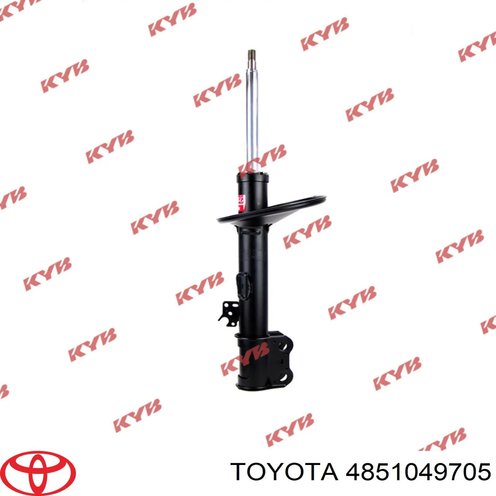 Амортизатор передній, правий 4851049705 Toyota