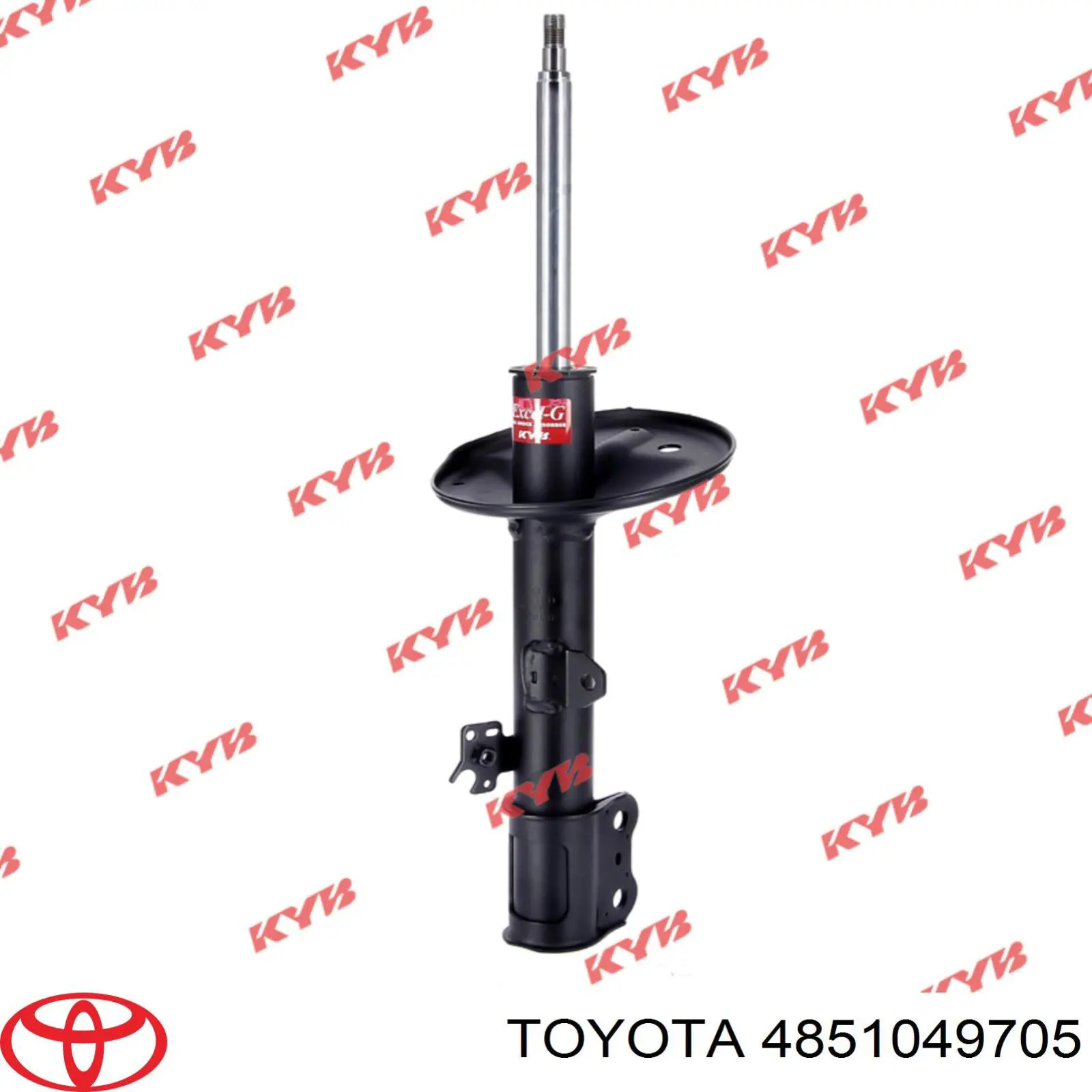 Амортизатор передній, правий Toyota 4851049705 ціна, від 45.35 USD