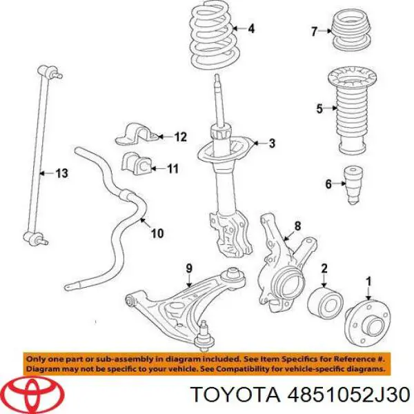 4851052J30 Toyota 
