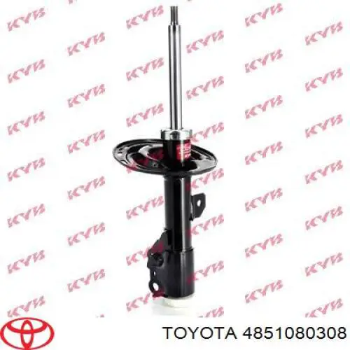 Амортизатор передній, правий 4851080308 Toyota