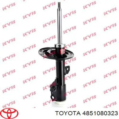 Амортизатор передній, правий Toyota 4851080323 ціна, від 45.76 USD