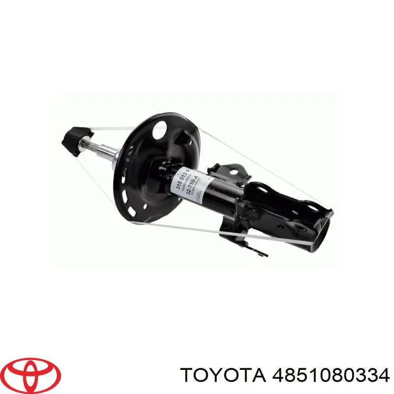 Купити 4851080334 Toyota Амортизатор передній, правий
