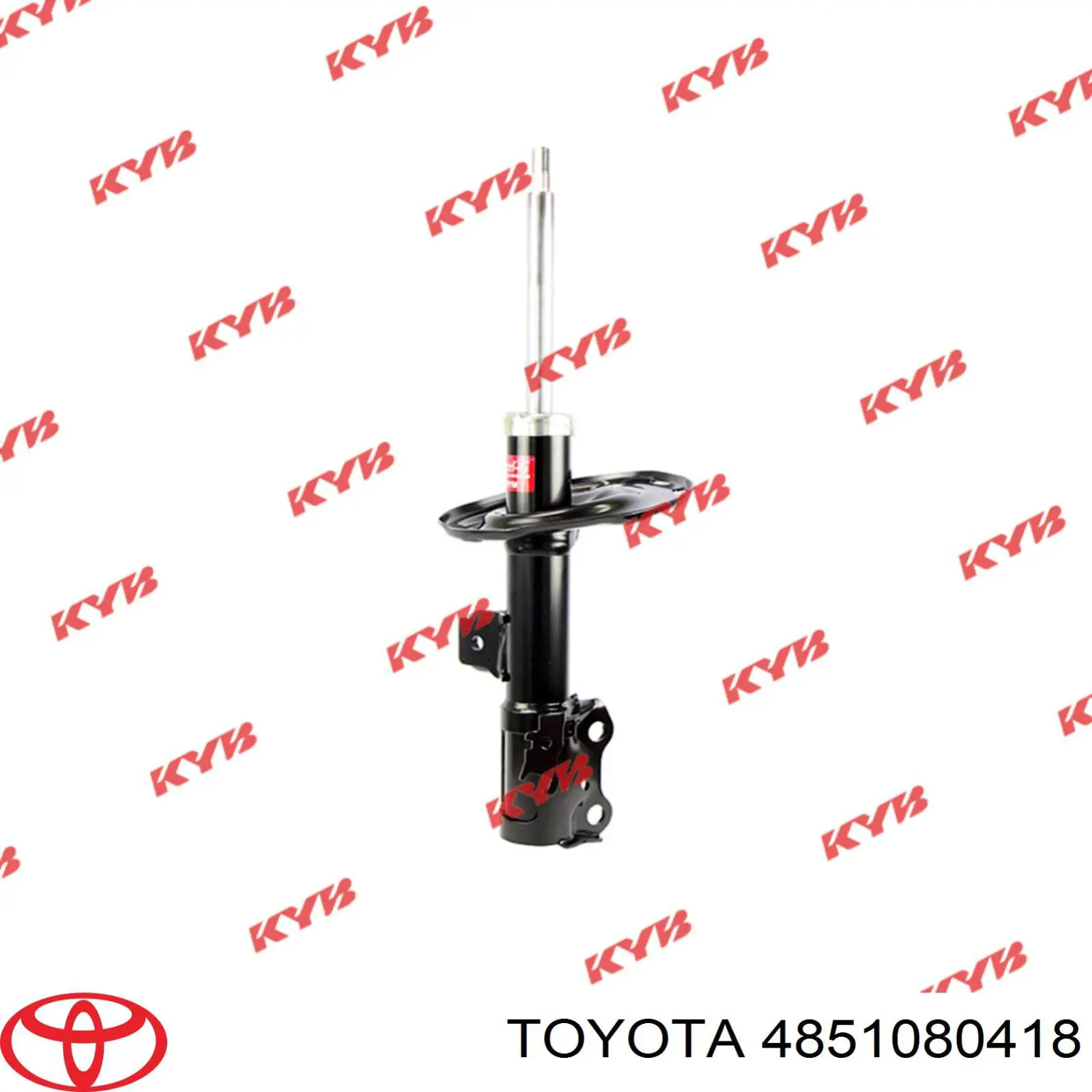 Амортизатор передній, правий Toyota 4851080418 ціна, від 85.16 USD