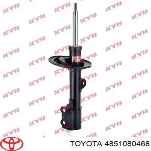 Амортизатор передній, правий Toyota 4851080468 ціна, від 39.36 USD