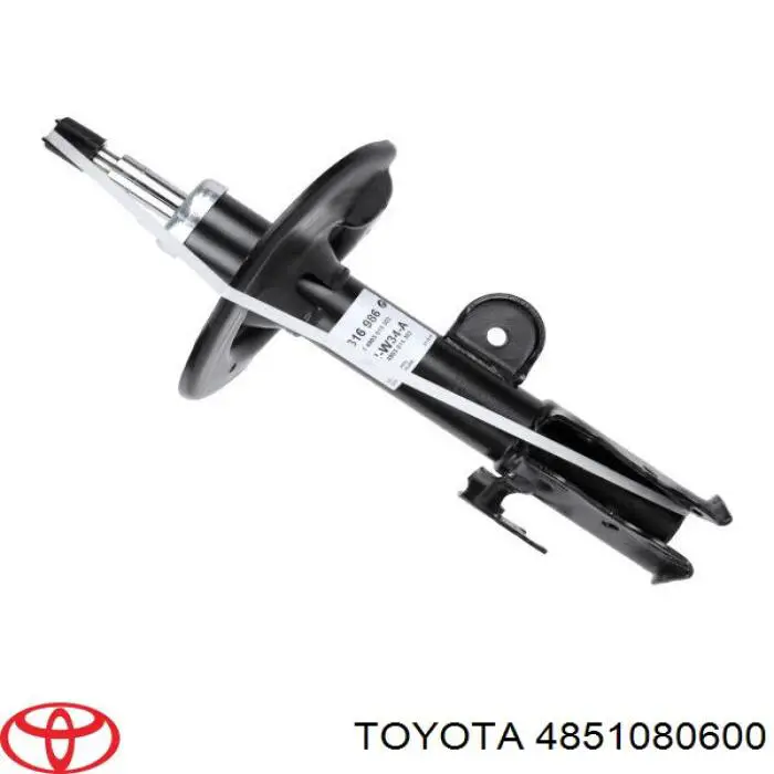 Амортизатор передній, правий Toyota 4851080600 ціна, від 30.09 USD
