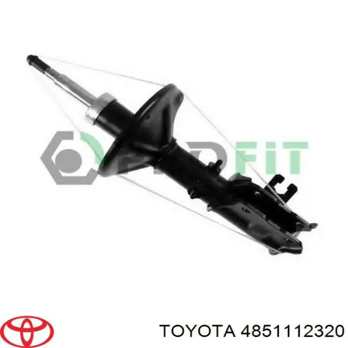 4851112320 Toyota Стійка передня