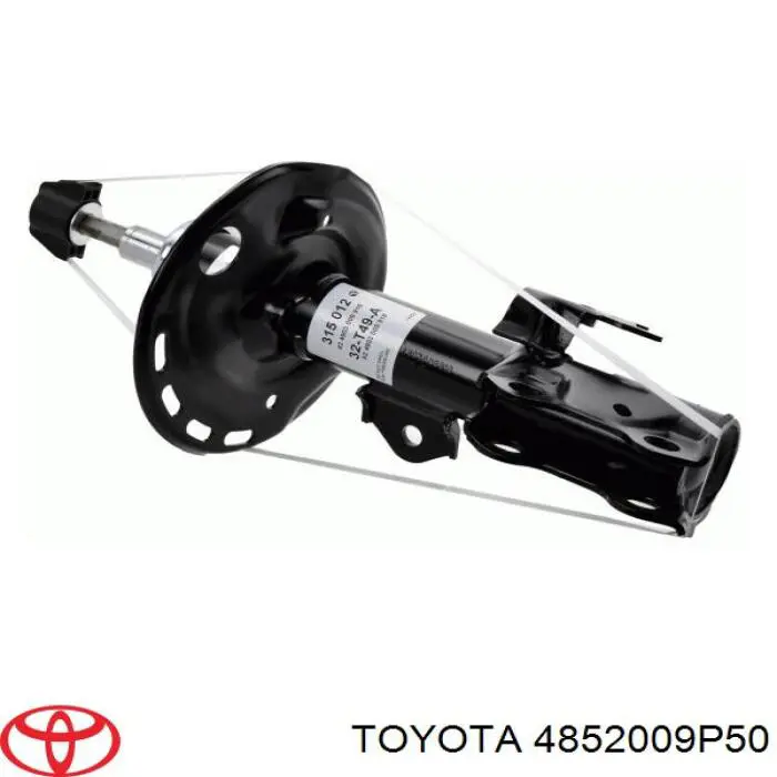 Амортизатор передньої підвіски, лівий Toyota 4852009P50 ціна, від 91.79 USD