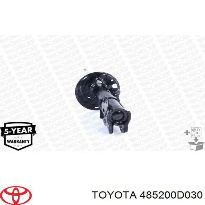 Амортизатора передній лівий 485200D030 Toyota