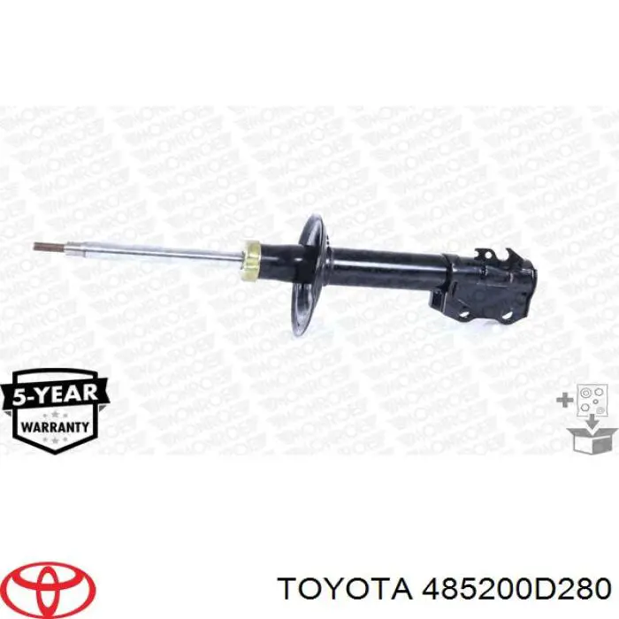 Амортизатор передньої підвіски, лівий Toyota 485200D280 ціна, від 38.43 USD