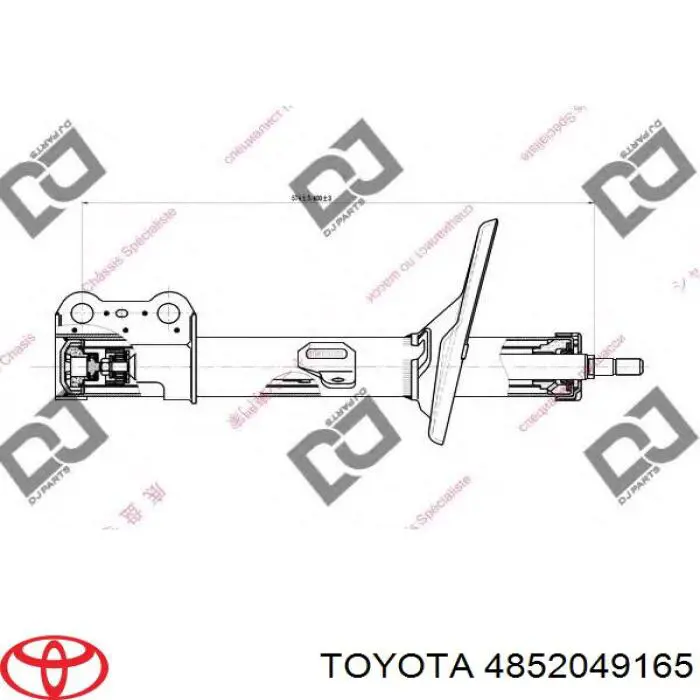 4852049165 Toyota Ліва передня стійка