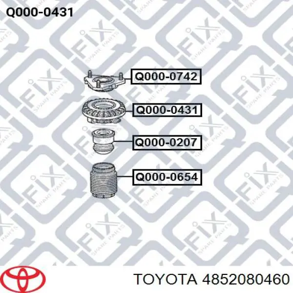  Амортизатора передній лівий Lexus RX 