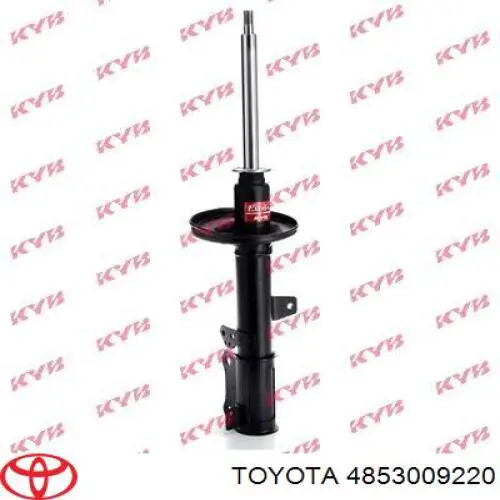 4853009220 Toyota Амортизатор задній, правий