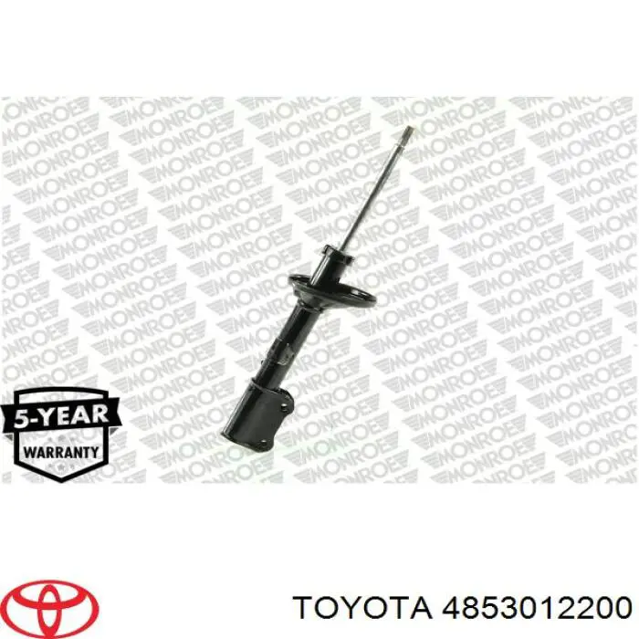 Купити 4853012200 Toyota Амортизатор задній, правий
