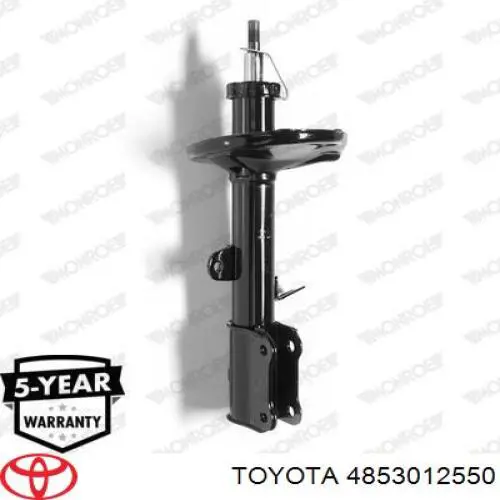 Амортизатор задній, правий 4853012550 Toyota