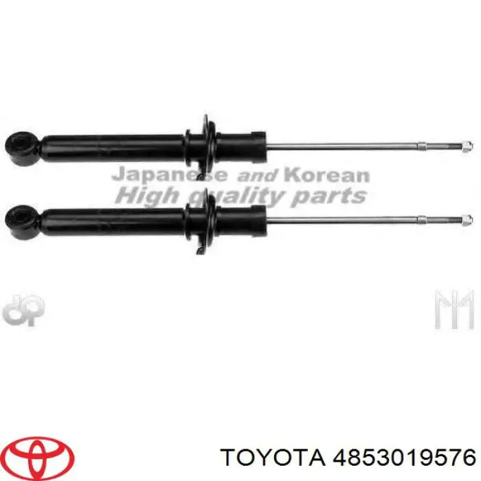 Амортизатор задній Toyota Starlet IV хетчбек (EP91) (1996 - 1999) ціна, від 119.87 USD