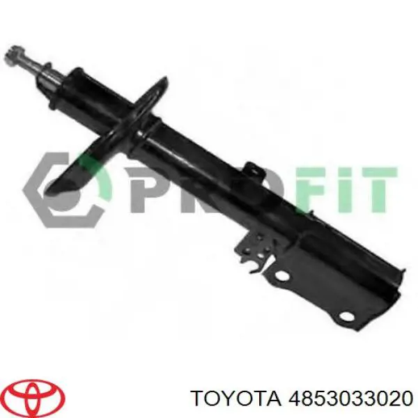 Амортизатор задній, правий Toyota 4853033020 ціна, від 67.62 USD