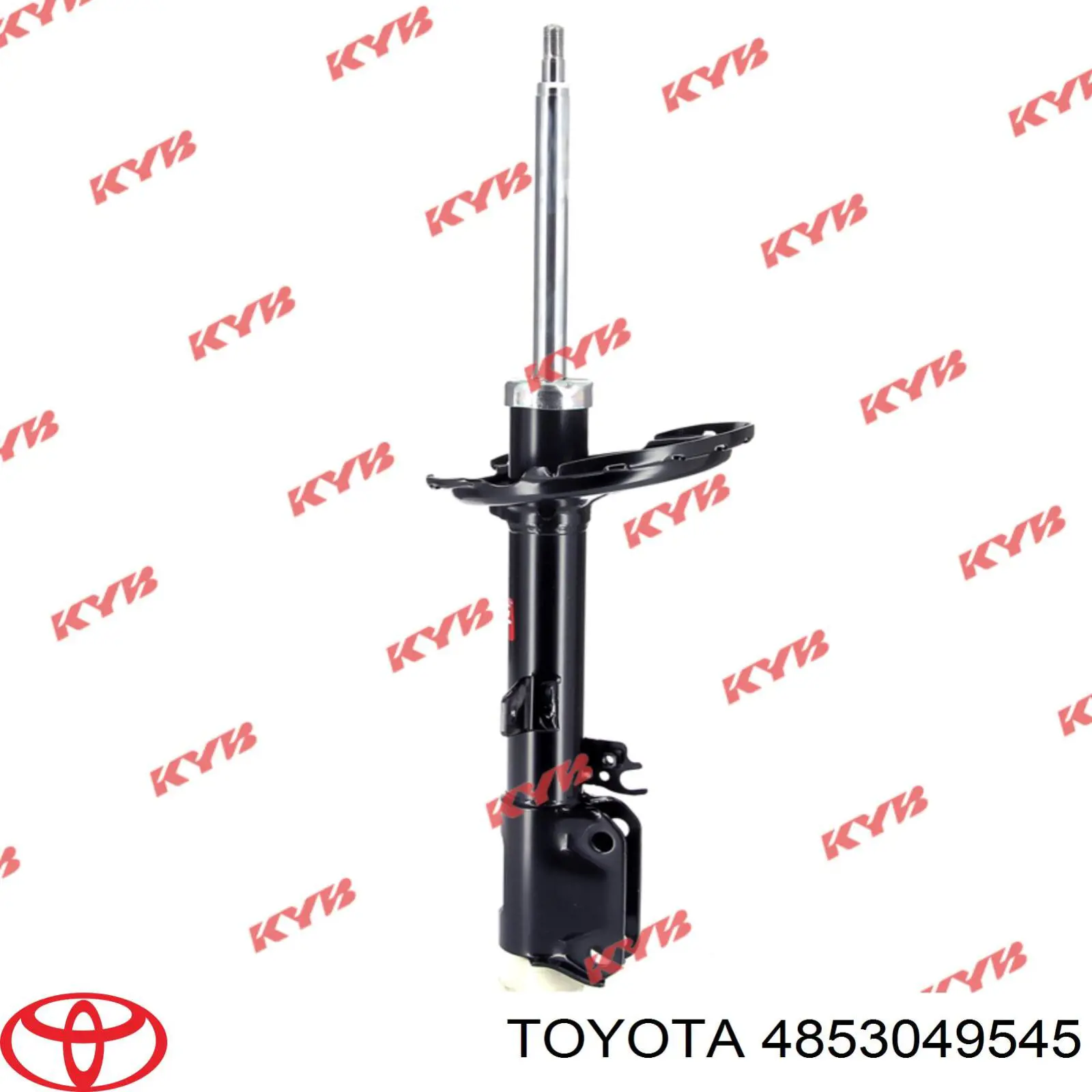 Амортизатор задній, правий Toyota 4853049545 ціна, від 51.05 USD