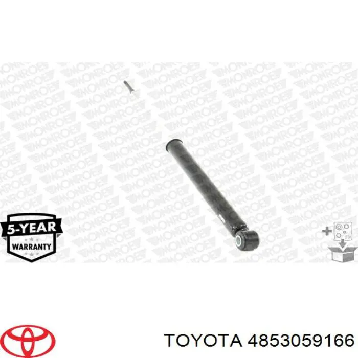 Амортизатор задній, правий Toyota 4853059166 ціна, від 26.35 USD