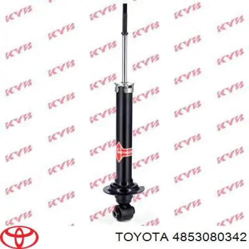 4853080342 Toyota Амортизатор задній, правий