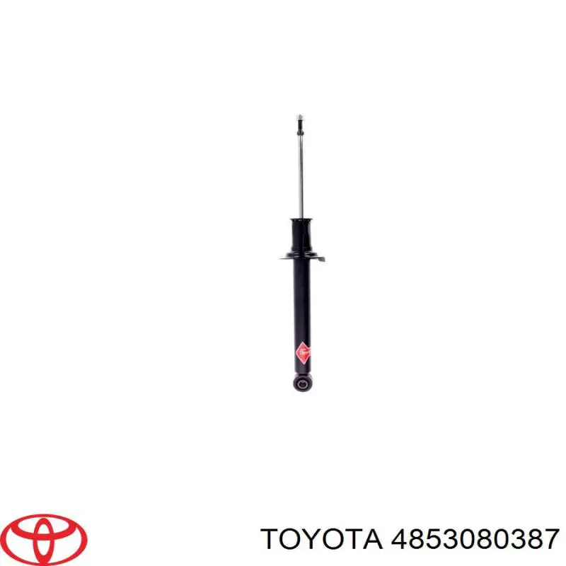 4853080387 Toyota Амортизатор задній, правий