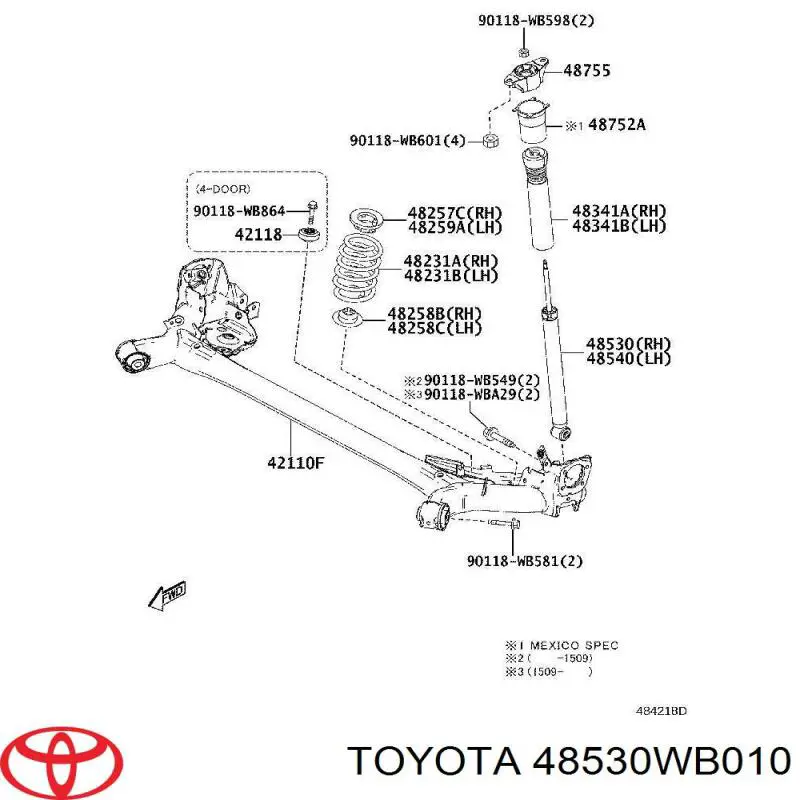  48530WB010 Toyota