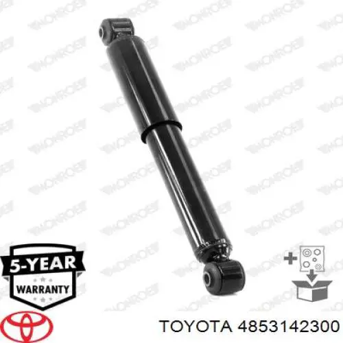 Амортизатор задній, правий Toyota 4853142300 ціна, від 77.94 USD